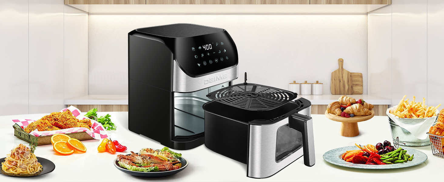 DEIME Air Fryer 6.2 QT 1500W