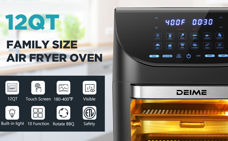 Air Fryer 12 QT 1700W