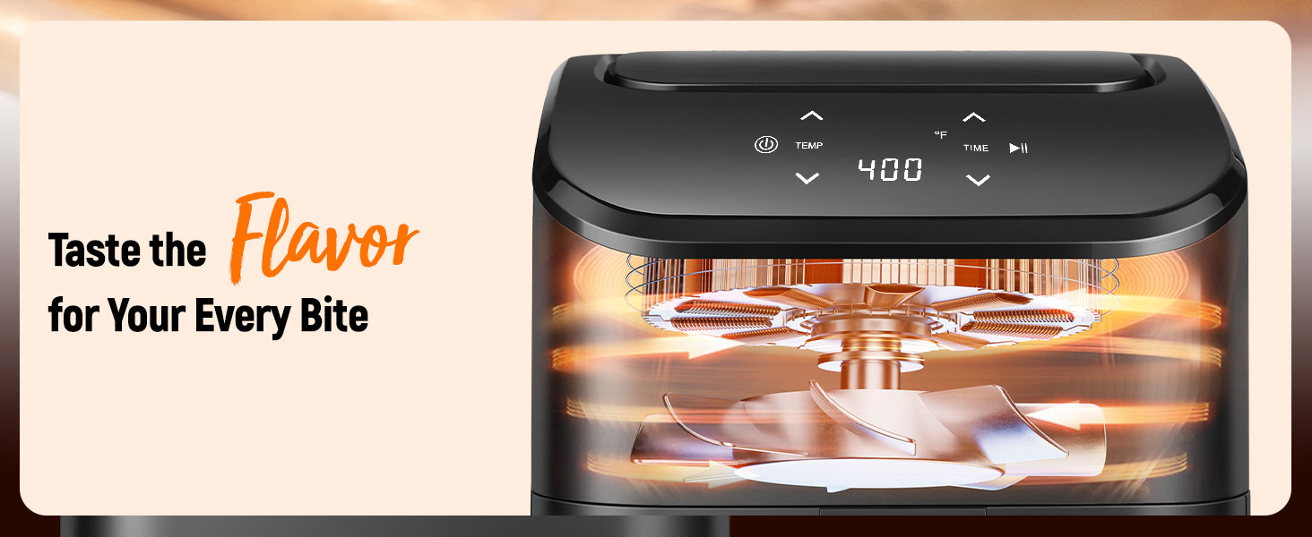 DEIME Air Fryer 3 QT900W (Black)