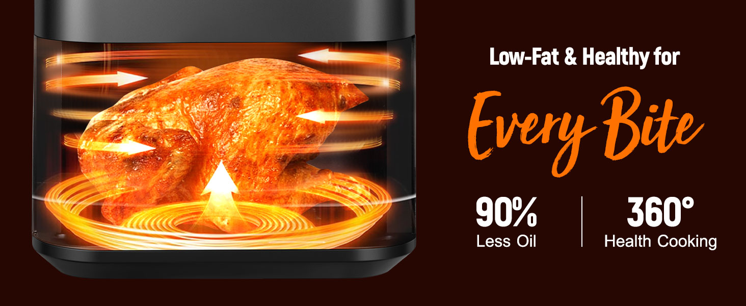 DEIME Air Fryer 3 QT900W (Black)