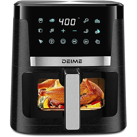 DEIME Air Fryer 7.5 QT 1700W (Black)